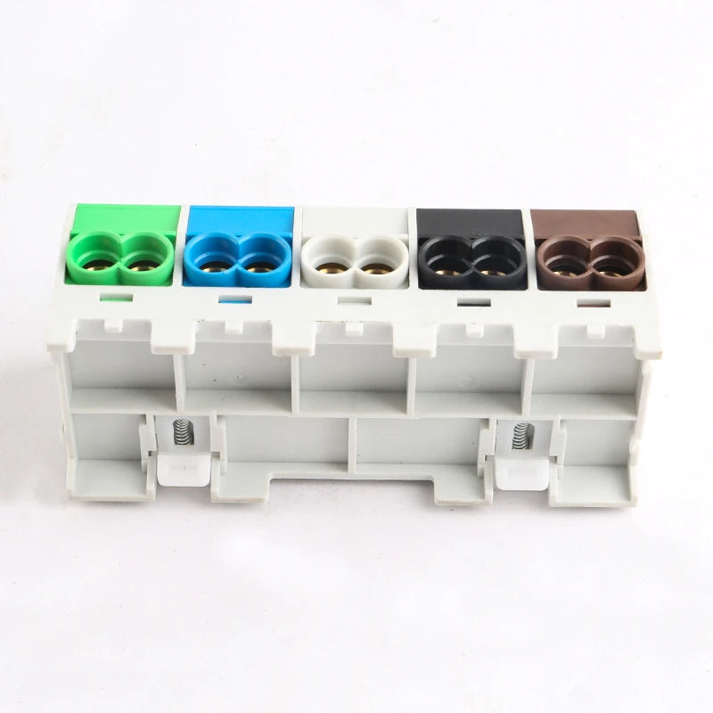 JINH DIN Rail Mount Stackable Hexagonal JHT3 Power Distribution Block Modular Heavy-Duty Cable Splicing Junction Box