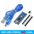 WAVGAT Nano 3.0 Arduino Board with Bootloader, CH340 USB Driver, ATMEGA328P MCU 16Mhz - Compatible with Arduino Nano Projects