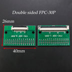 1pcs Test Board FPC 6 8 10 12 20 30 24 Pin PCB Double Sided FFC FPC Flex Cable Adapter Pitch 0.5mm 1.0mm to 2.54mm Connector