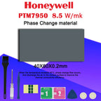 Honeywell PTM7950 Phase Change Pad 8.5W/mk Thermal Grease Material Laptop/CPU/GPU Heatsink Cooling Thermal Conductive Paste Pad