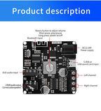 Power Amplifier Board Stereo Digital Amplifier 50WX2 - Mini Speaker Power Board Module Bluetooth 5.0 Hi-Fi Amp 50W+50W