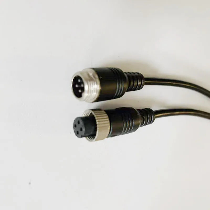 4 Pin Aviation Head Cable 4 Pin Male/Female Plug to RCA +DC + BNC Converter Cable For Car Rear Camera Monitor
