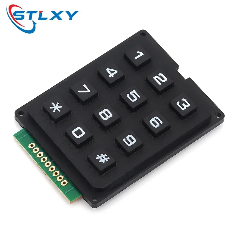 3*4 4*4 Matrix Switch Keyboard Keypad Array Module ABS Plastic Keys 4x4 3x4 12 16 Key Button Membrane Switch DIY Kit forArduino
