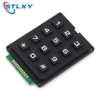 3*4 4*4 Matrix Switch Keyboard Keypad Array Module ABS Plastic Keys 4x4 3x4 12 16 Key Button Membrane Switch DIY Kit forArduino