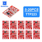 5/10/20PCS TTP223 Touch Button Module 2.5V-5.5V Self Locking Sensor for Arduino