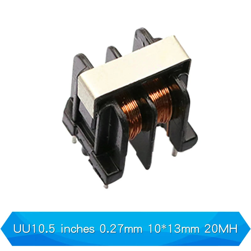 1PCS Common Mode Inductor Filter UU uf 9.8 10.5 10MH 5MH 20MH 30MH For Filter Inductance Pitch 7*8mm Copper Wire