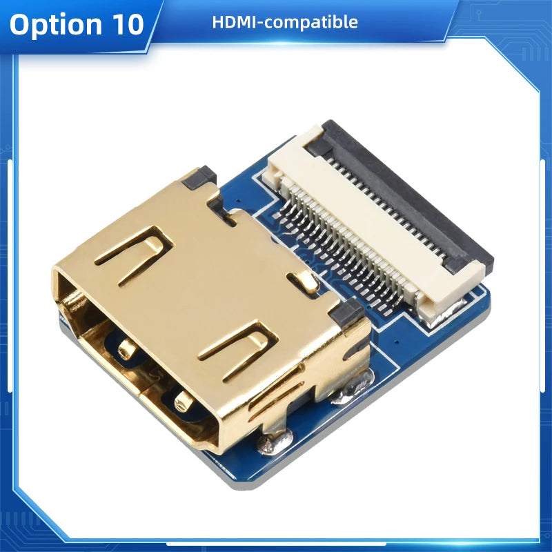 Anti-interference Ribbon FPV HDMI-Compatible Connector Flexible Flat Cable Raspberry Pi 4 Micro Mini HDMI-compatible Orange Pi