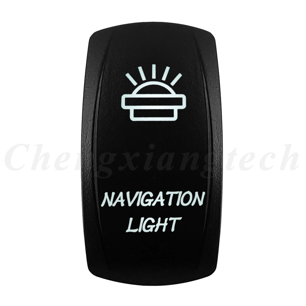 Marine 12V 24V White Led On Off Rocker Switch 5Pin SPST Momentary Switch DPDT ON OFF ON 3-Way for Car Boat Carling 4X4 Narva