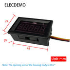 5-Digit High Precision DC Digital Voltmeter Panel Meter Head, 0-99.999V (100V), RS485 Modbus RTU Online, LED Display DIY Module