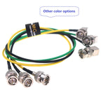 Coaxial BNC To BNC Cable Yellow Green Black 75ohm HD SDI Video Cable Male HD SDI Extension Cable for Monitor Camera SDI