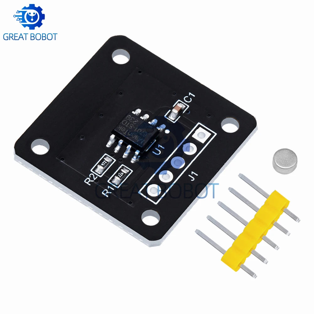 BS MT6701 magnetic encoder magnetic induction angle measurement sensor module 14bit high precision instead of AS5600