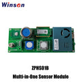 1pc Winsen ZPHS01B Multi-in-One Sensor Module for CO2, PM2.5, CH2O, O3, CO, TVOC, NO2 Temperature, Humidity Detection UART