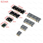 2/5Pcs SMD LED Digital Tube Display 0.2/0.3/0.56-Inch 1/2/3/4-Bit 7 Segment Common Cathode/Anode Red/White/Yellow/Green/Blue SMT