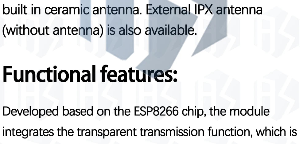 ESP8266 ESP-01 ESP-01S ESP-07 ESP-12 ESP-12E ESP-12F  ESP-07SWIFI wireless module wireless transceiver For arduino