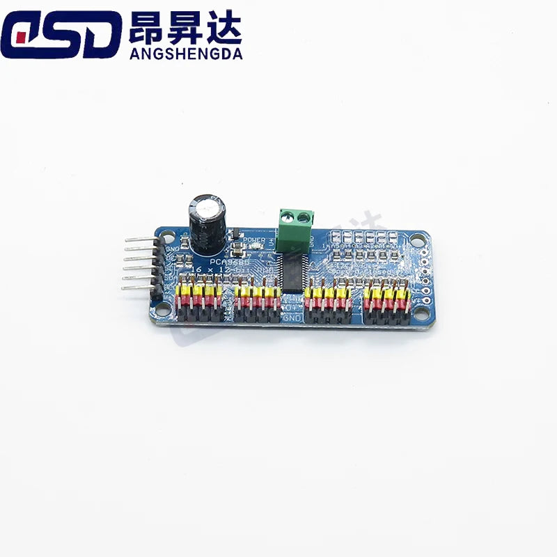 PCA9685 Robot Controller IIC Interface 16 Channel 12-Bit PWM Servo Motor Driver Board for Arduino Robot/ Raspberry Pi