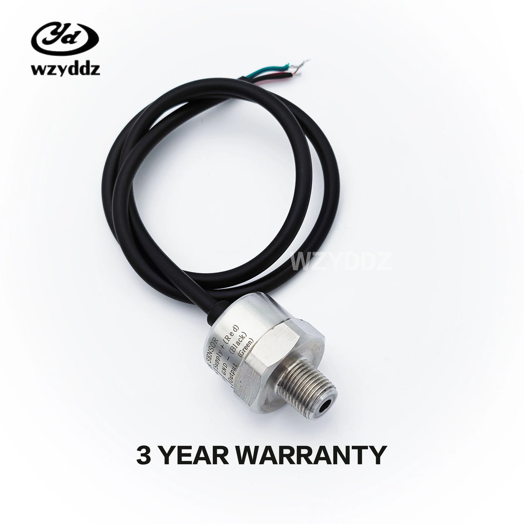 Pressure Sensor Transmitter for Water Oil Fuel Gas Air G1/8 5V Ceramic Sensor Stainless Steel 0.5Mpa 1.2Mpa Transducer
