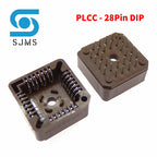 5Pcs PLCC IC Socket PLCC20 PLCC28 PLCC32 PLCC44 PLCC52 PLCC68 PLCC84 SMD DIP PLCC Socket Adapter In Stock 20 28 32 44 68 84 Pin