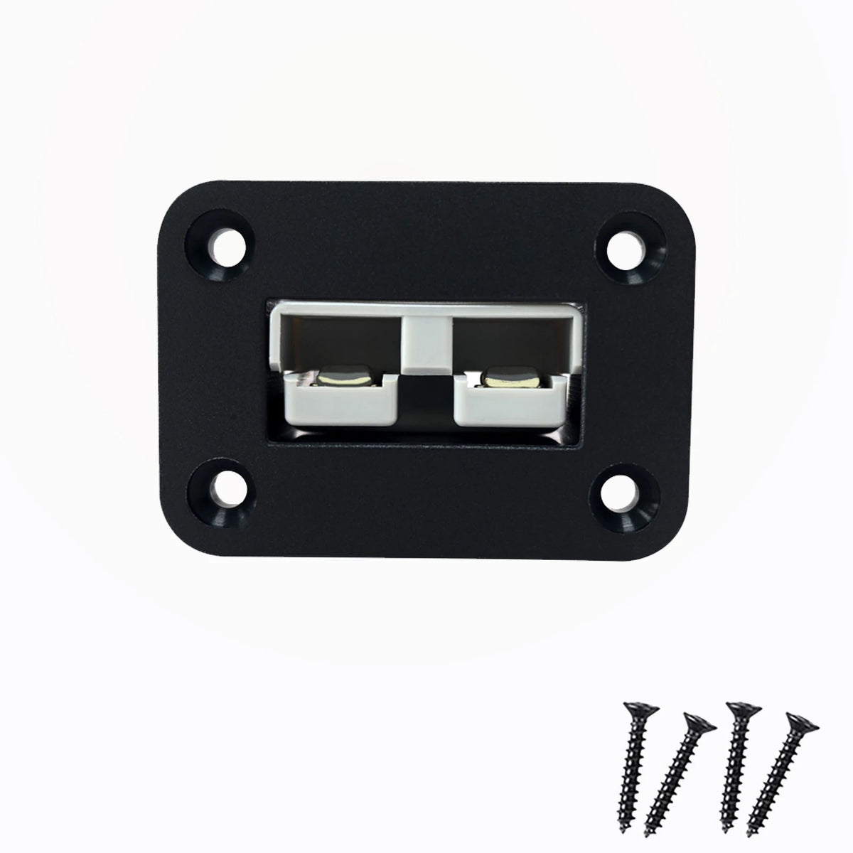 2Pcs Battery Connector 50A Flush Mount Bracket Panel 12-24V DC for Ship Yacht Anderson SB50 Series Connectors Caravan Boat Truck