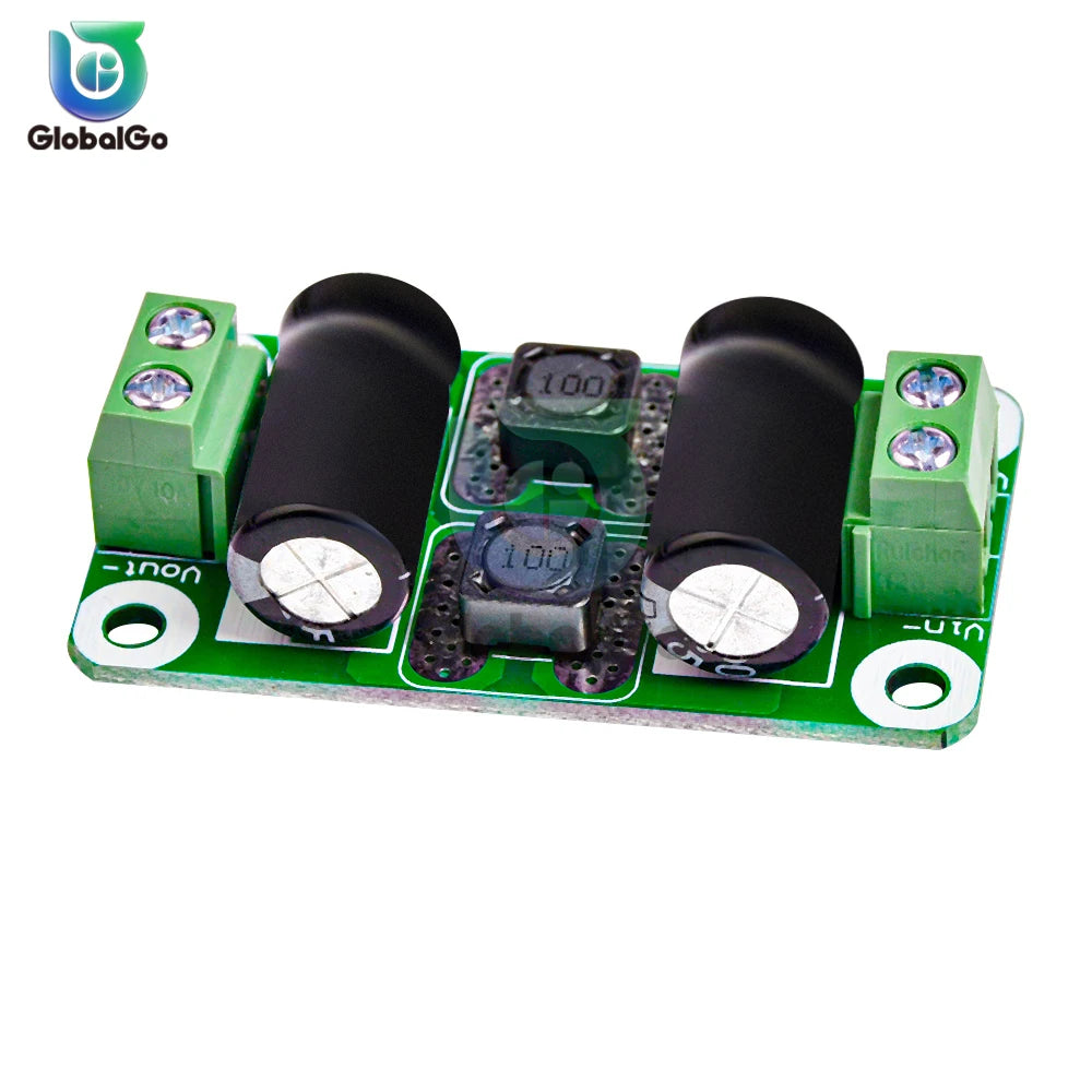 DC Power Filter Board 0-25V/0-50V 2A/3A/4A Class D Power Amplifier Module Interference Suppression Board EMI Suppression