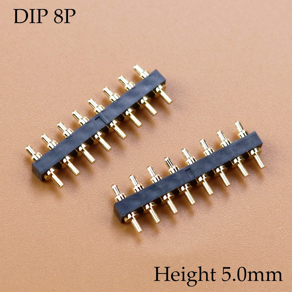 1 Piece FOR DIP Pogo Pin Connector Spring Loaded Contact Test Probe Power Charging Connector Pin 2.54 Mesh
