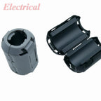 5MM 6.5MM 8MM 10MM 13MM 15MM Inner Bore EMI Filter Ferrite Bead Clip Cable Wire Noise Cancel Ferrite Ring Black/Grey