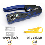 Xintylink RJ45 Crimper Hand Network Tools Pliers CAT5 CAT6 8P RJ45 Cable Stripper Pressing Clamp Tongs Clip New Style Type