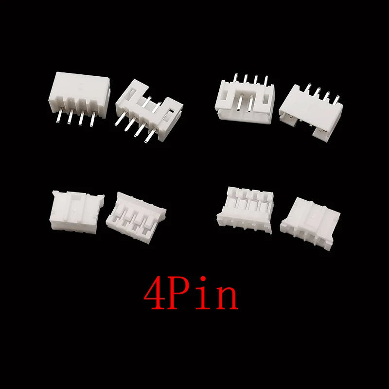 100Pcs PH 2.0mm Pitch 2/3/4/5 Pin JST Connector Plug Male Female Socket Shell Terminal Plastic Housing Header Wire Connectors