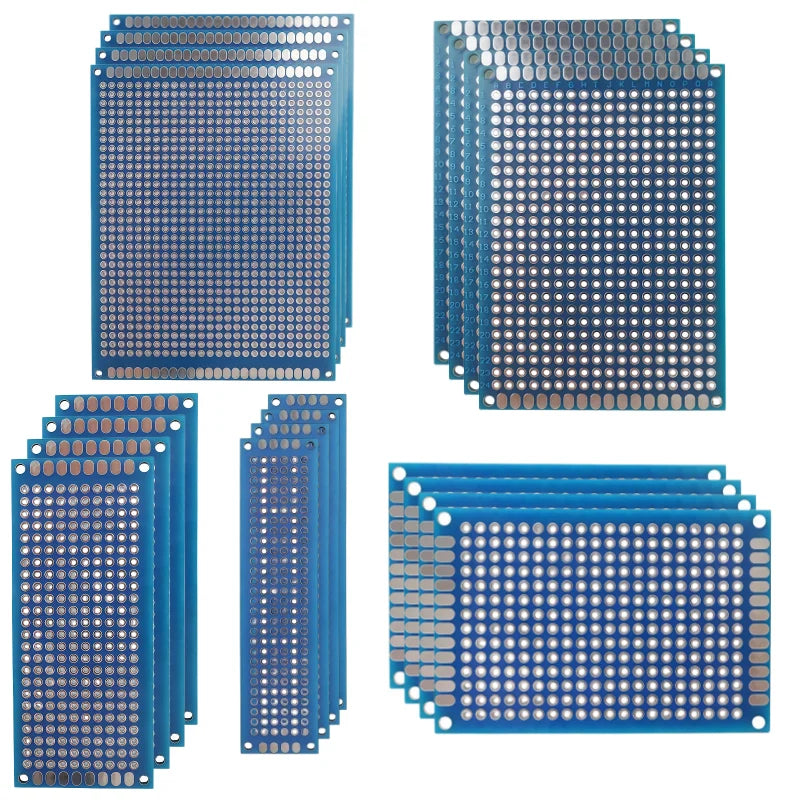 PCB Circuit Prototyping Board Double Side Prototype Boards DIY Universal Printed Perfboard Electronic Kit Double Sided Tin Spray