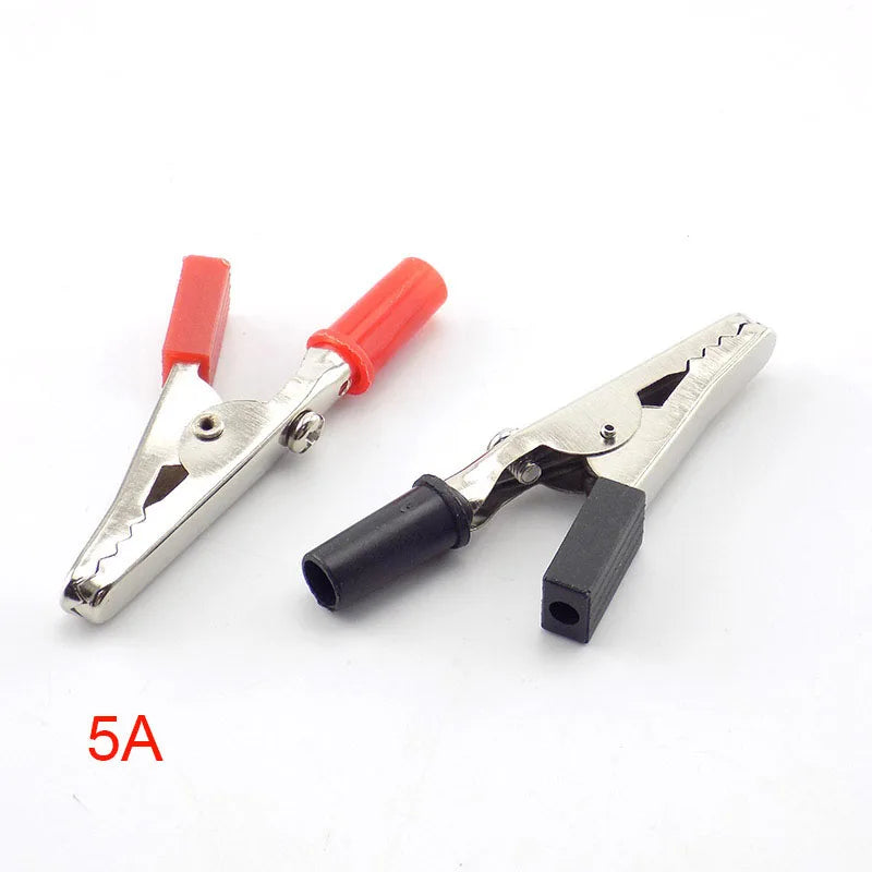 5A/30A/50A/100A Electrical Alligator Clips car Battery Clamps For Car Test Probe Crocodile Clip Connector Electrical  Tools E2