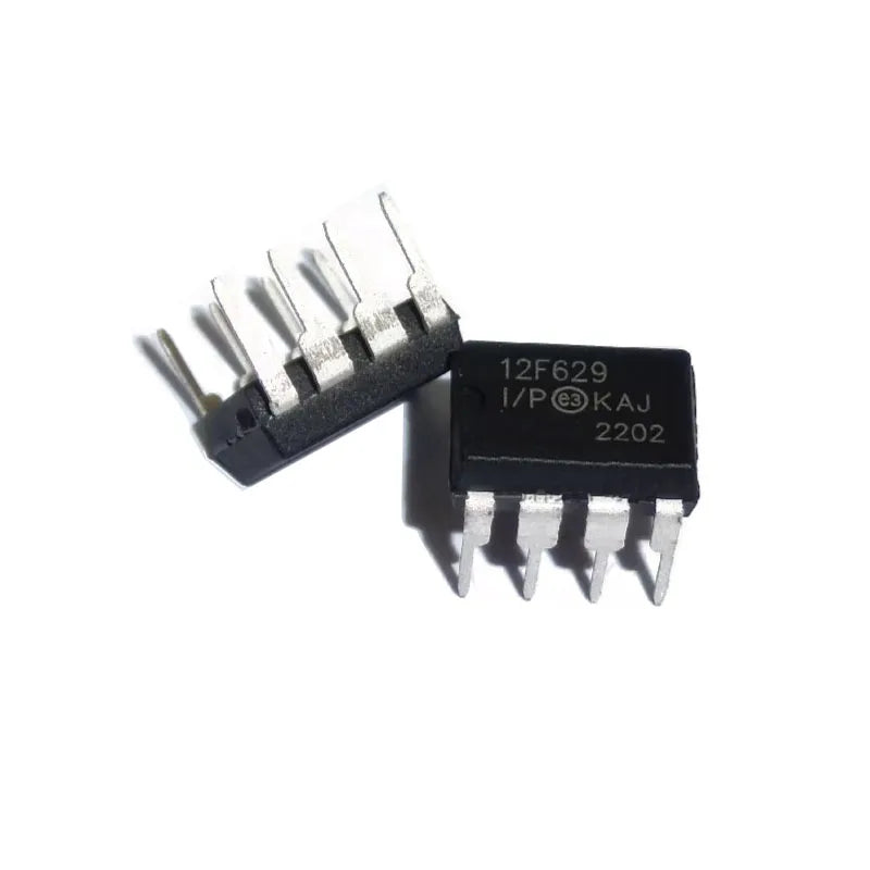 1-50PCS PIC12F629-I/P PIC12F629 DIP8 Direct Insert PIC12F675-I/P PIC12F675 DIP-8 PIC 8-bit Flash Microcontroller DIP-8 12F629