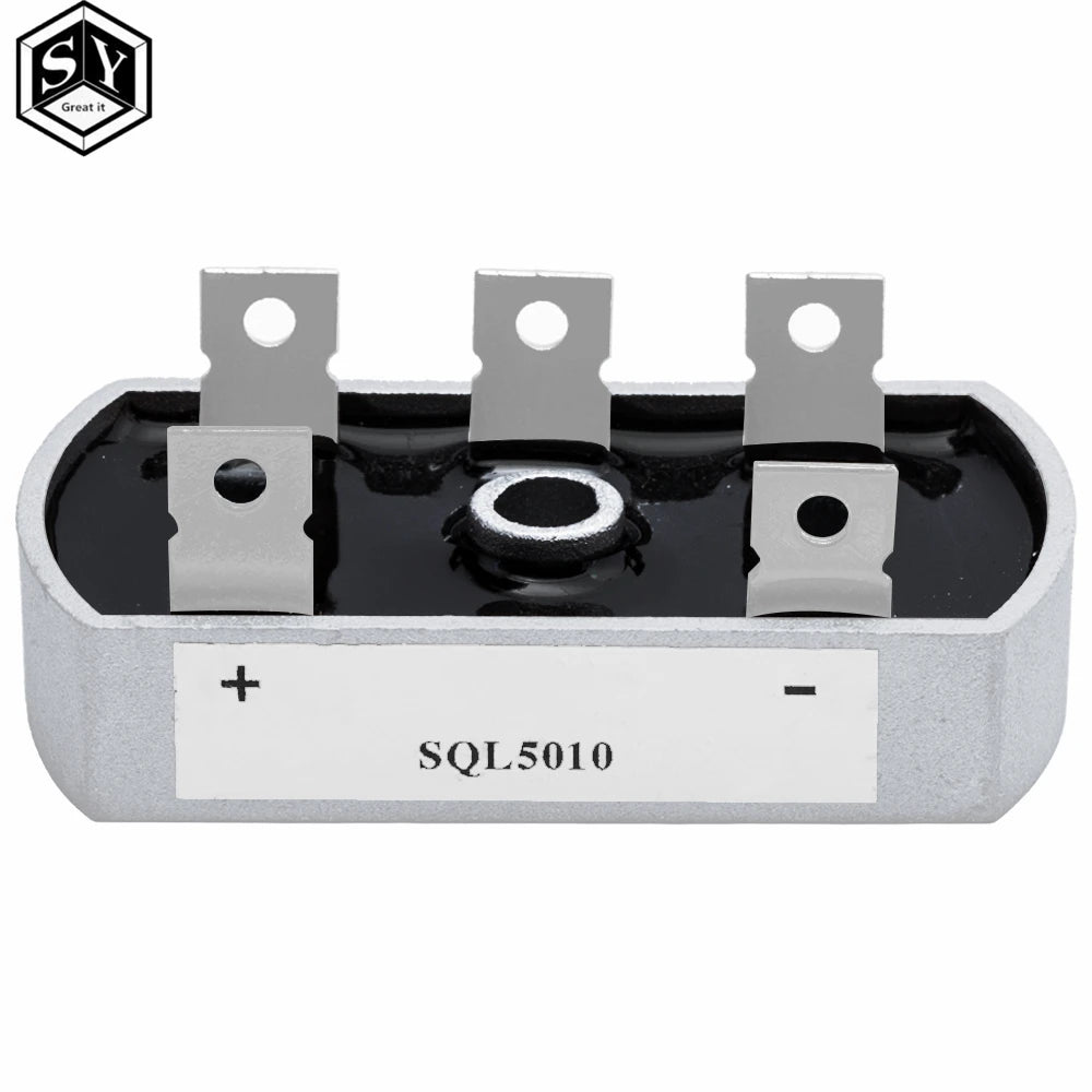 50A 1200V SQL5010 Aluminum Metal Case 3 Phase Diode Bridge Rectifier 50Amp SQL50A Module