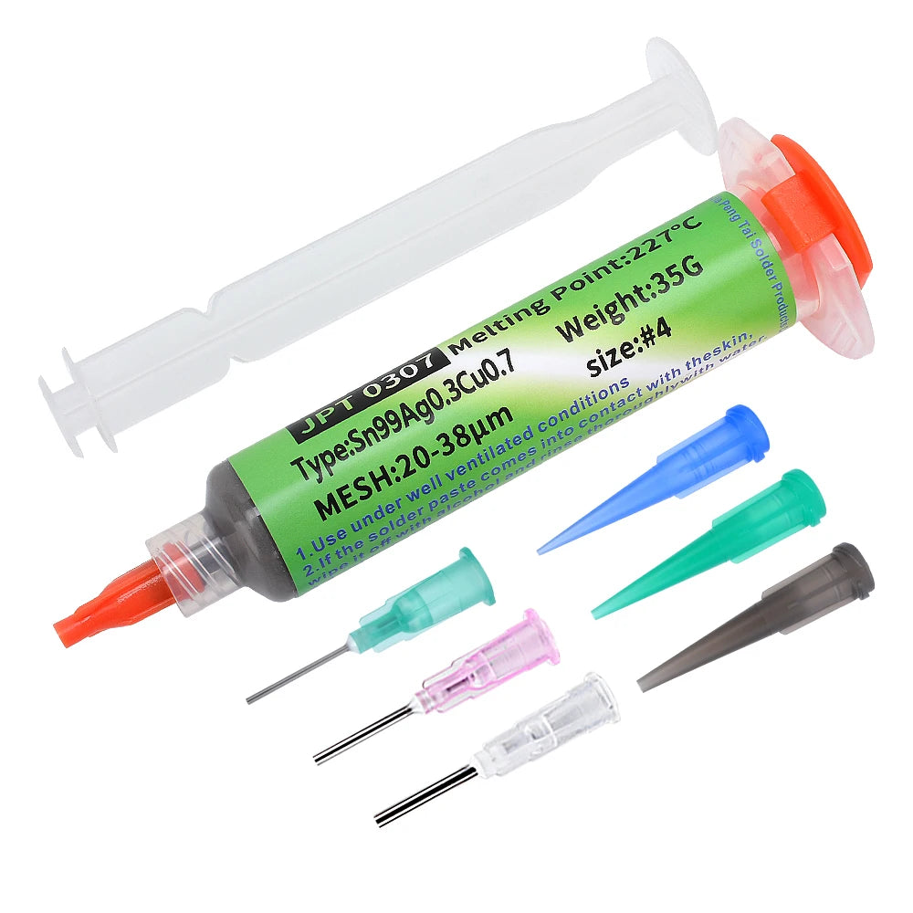 JPT0307 Lead-Free Solder Paste RoHS No-Clean Silver-Containing for SMT