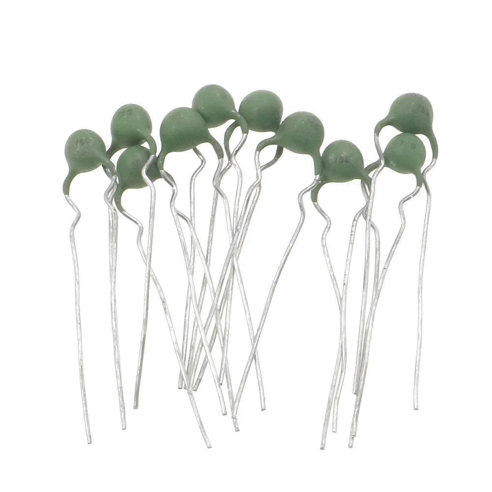 100Pcs PTC Positive Temperature Thermistor Resistor Assorted kit MZ5 50 ohm-2.2K 10Value Each 10pcs