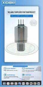 Mini Pressure Transmitter Built-in Devices IoT Industry SS304 NPT1/8 1% 5-12V 0.5-4.5V,3.3V for I2C 0.4-2.4V 1.2Mpa Small Sensor