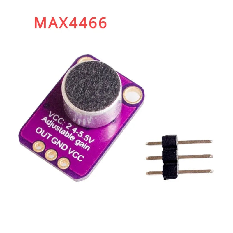 MAX98357 MAX4466 MAX9814 Electret Microphone Amplifier Stable MAX9814 Audio Amplifier Module Support ESP32 Raspberry Pi