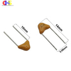 (100-1000PCS) 50V Monolithic Ceramic Capacitor 10PF~10UF 1NF 10NF 22NF 47NF 100NF 0.1UF 330NF 470NF 1UF 103 104 105 106 P=5.08mm