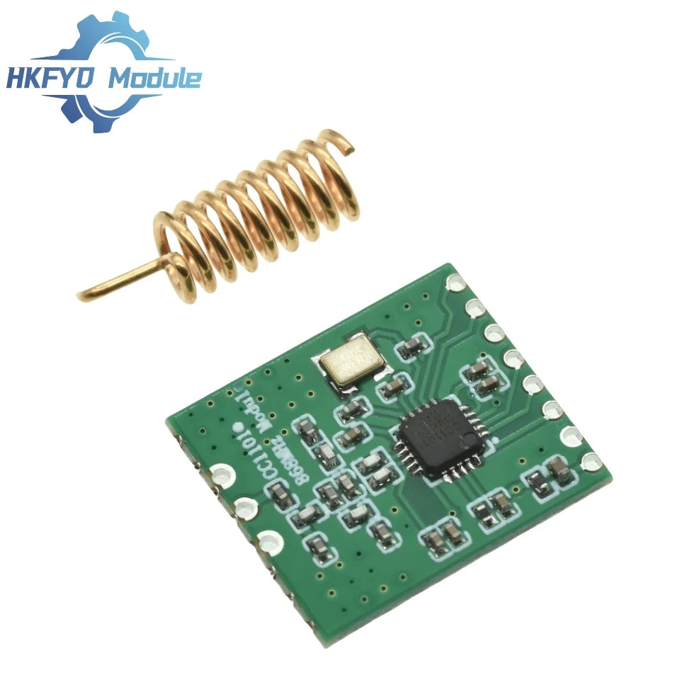 1-10PCS CC1101 868MHz Wireless RF Module – Long Range SPI Transceiver for FSK GFSK ASK OOK MSK, Low Power with Antenna