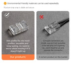 SMD Crystal Joint 2 3 4 5Pin LED Wire Connectors Solderless For 5mm 8mm 10mm Quick Terminal Block Strip Light Wire Connection