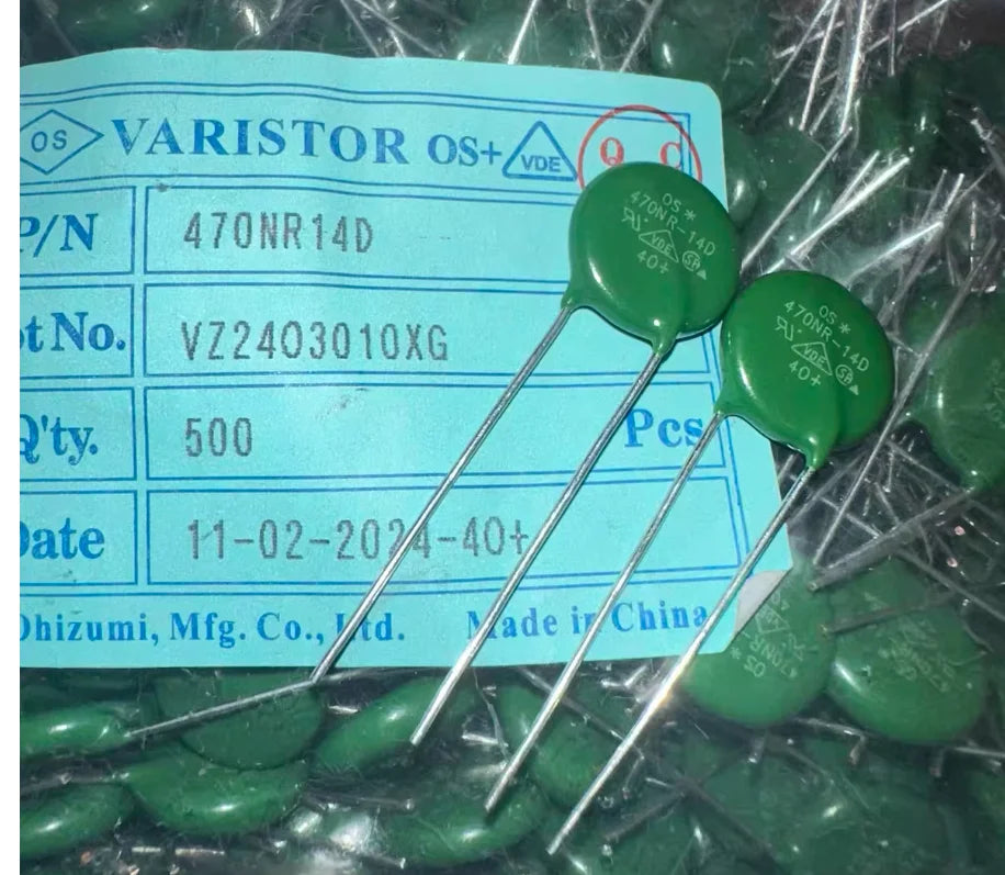 Varistor OS 470NR-14D 470V Sheet Diameter 14MM Equivalent to 14D471
