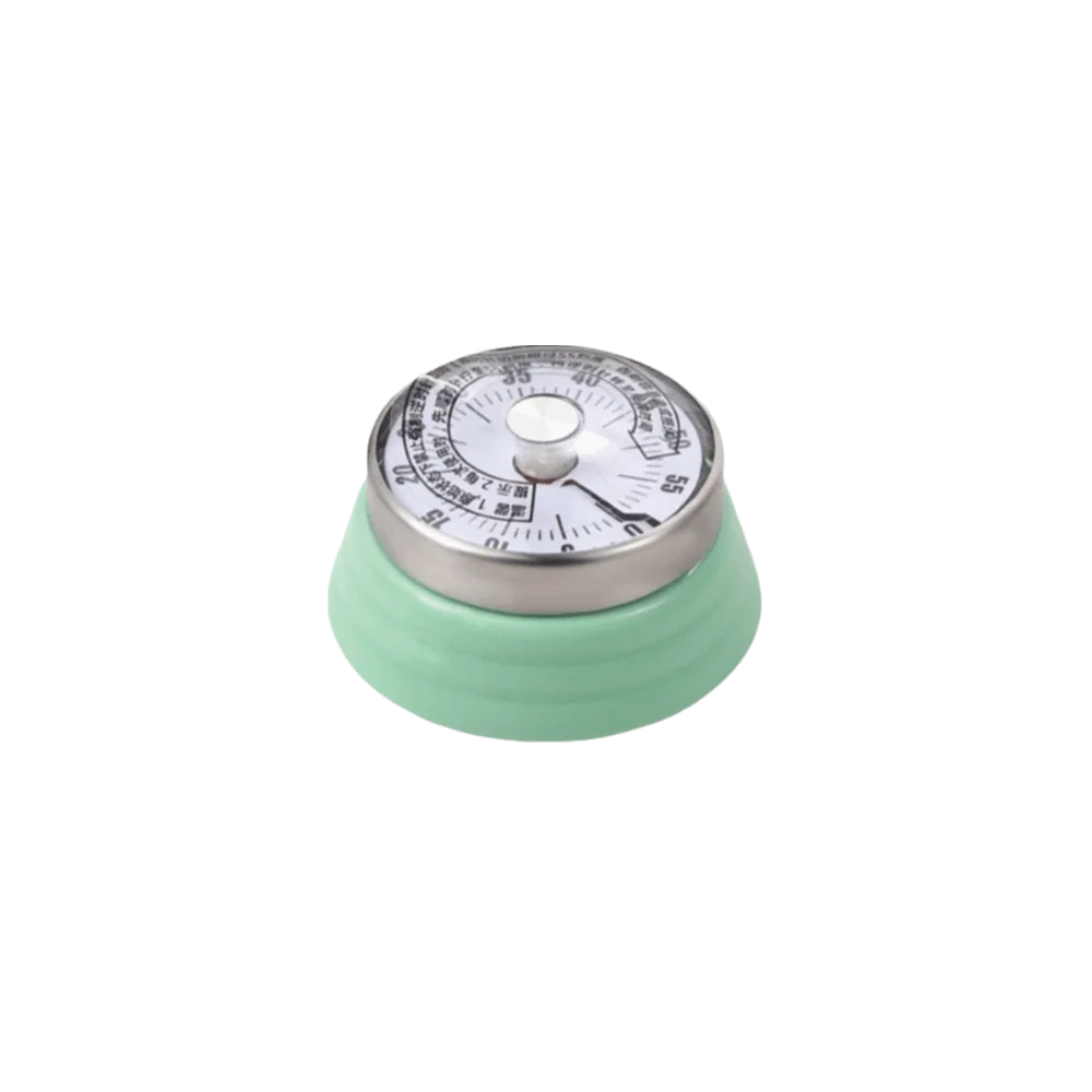 Magnetic Suction Countdown Alarm Clock 60 Minutes Battery Free Children Study Timer Mechanical Operation Visual Display