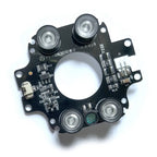 4IR LEDs Array Infrared 90 Degrees Bulbs 850nm IR Board Illuminator For CCTV Camera