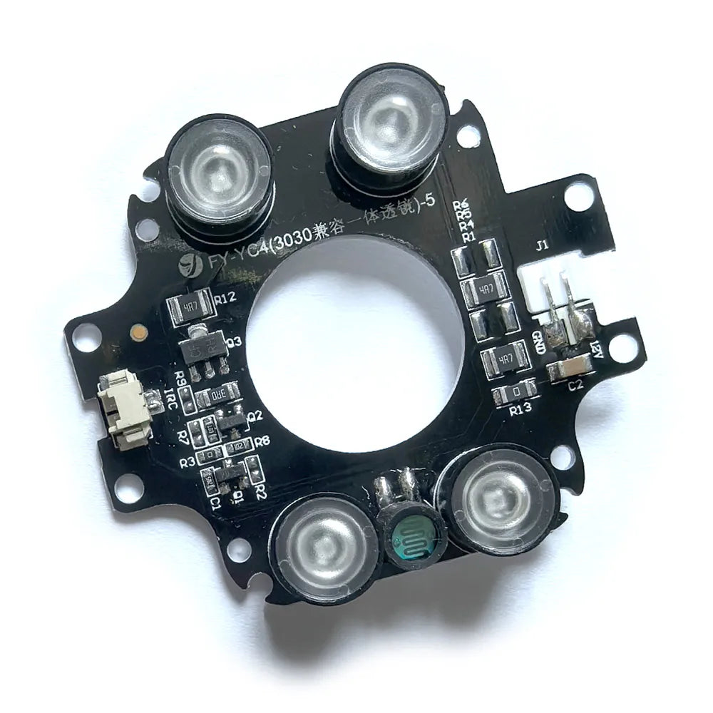 4IR LEDs Array Infrared 90 Degrees Bulbs 850nm IR Board Illuminator For CCTV Camera