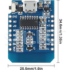 1-10PCS WeMos D1 Mini TYPE-C/Micro USB ESP8266 ESP-12F CH340G V2 Module WiFi D1 Mini Development Board 3.3V With Pin For Arduino