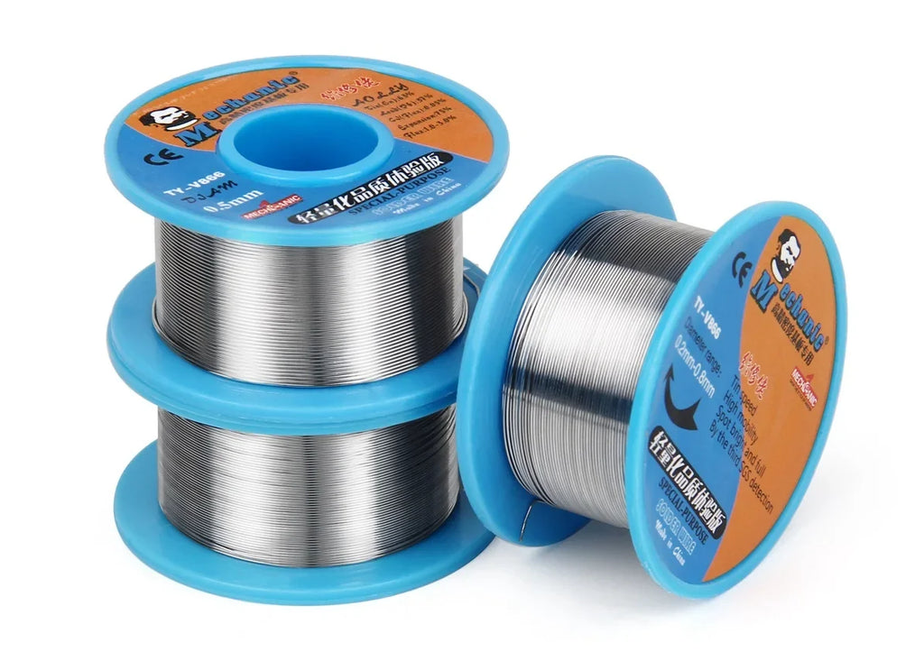 MECHANIC TY-V866 Mild Rosin Core 183℃ Melting Point 0.2-0.8mm High Purity Environmental Solder Wire Welding Flux Iron Cable Tool