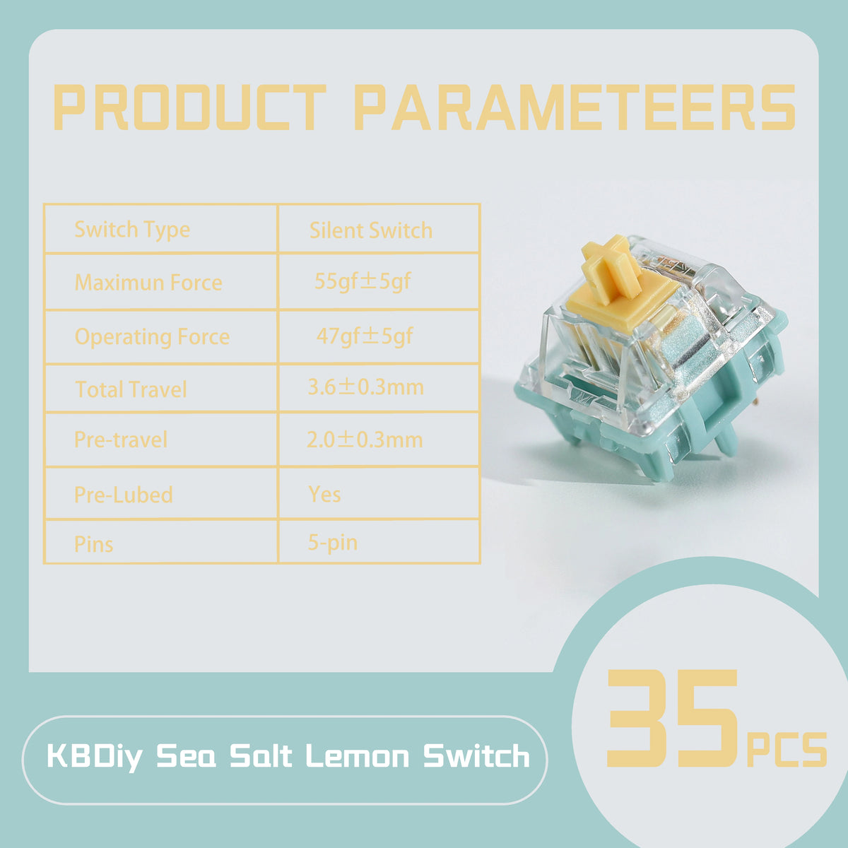 KBDiy Asura Switch Tactile MX Switches 50g for Gaming Mechanical Keyboard KIT Purple Factory Lubed Custom DIY 5Pins GMK67 Hi75
