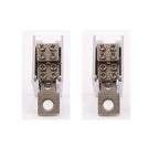 125A/250A Din Rail Terminal Block Distribution Box, 1 In 4/6 Out Power Junction Box, 10/16mm² Wire Connector for Circuit Breaker