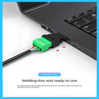 Type A USB Connector USB Plug USB 2.0 Adapter Connector Jack Type-A 4-pin Male/Female Plug 4 pin 4 Pin Screw Terminal Plug