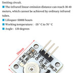 5V High Power Infrared Transmitter Module Remote Control Transmitter Module 940nmLED Smart Remote Control Furniture 1W 3W 45MIL