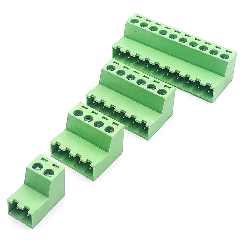 1Set 5.08MM Pluggable Terminal Blocks Connector KF2EDGKR 5.08 Butting Style 2/3/4/5/6/7/8/9/10 Pin Screw Terminal