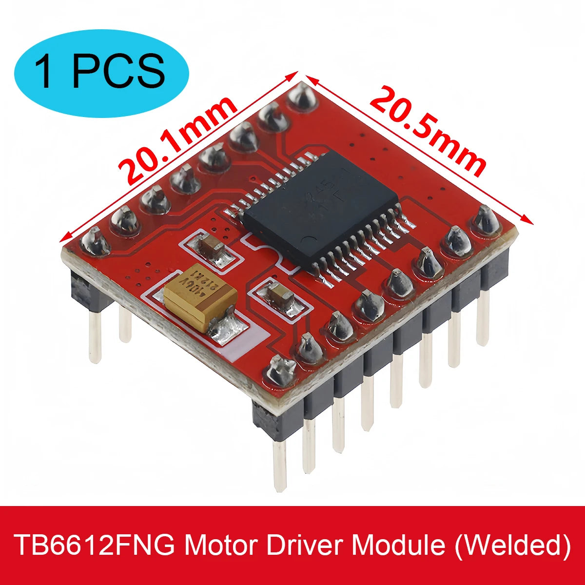 1-3PCS TB6612 DRV8833 Dual Motor Driver 1A TB6612FNG DC Motor Drive Module for Arduino Microcontroller Better than L298N